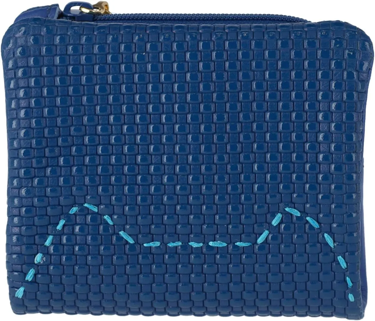 Women's Embossed Mesh Bi-fold Wallet