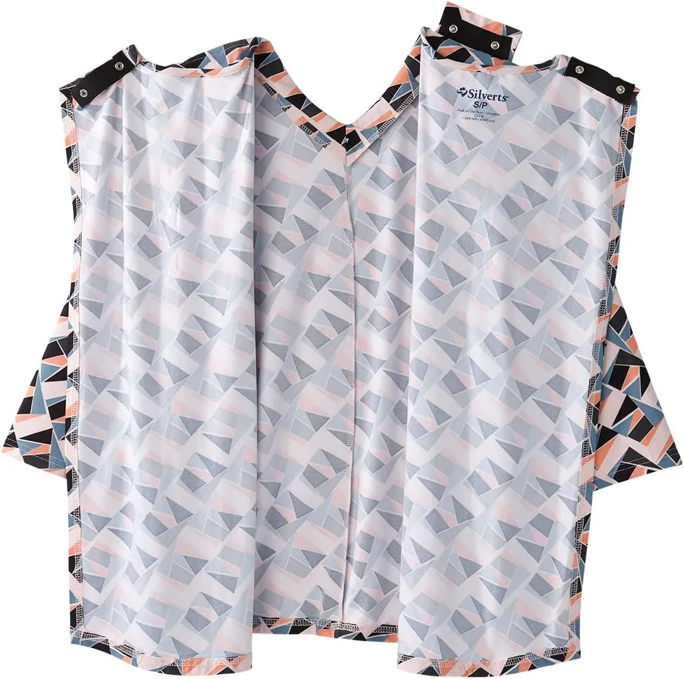 Women’s Open-Back Adaptive Faux Button Top