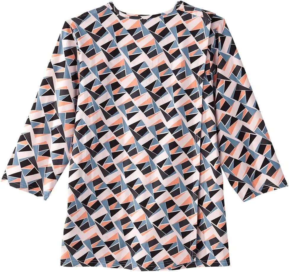 Women’s Open-Back Adaptive Faux Button Top