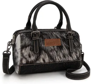 Wrangler Cowhide Crossbody Bags for Women Western Designer Top-handle Handbags