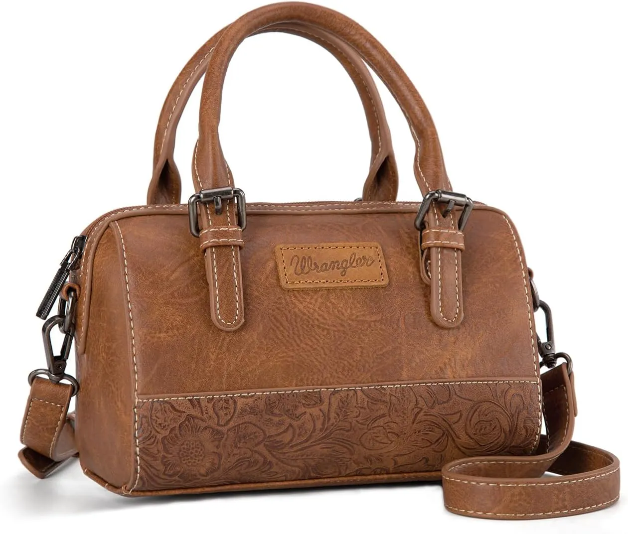 Wrangler Satchel Bags for Women Top-Handle Handbags Cute Crossbody Purses with Strap
