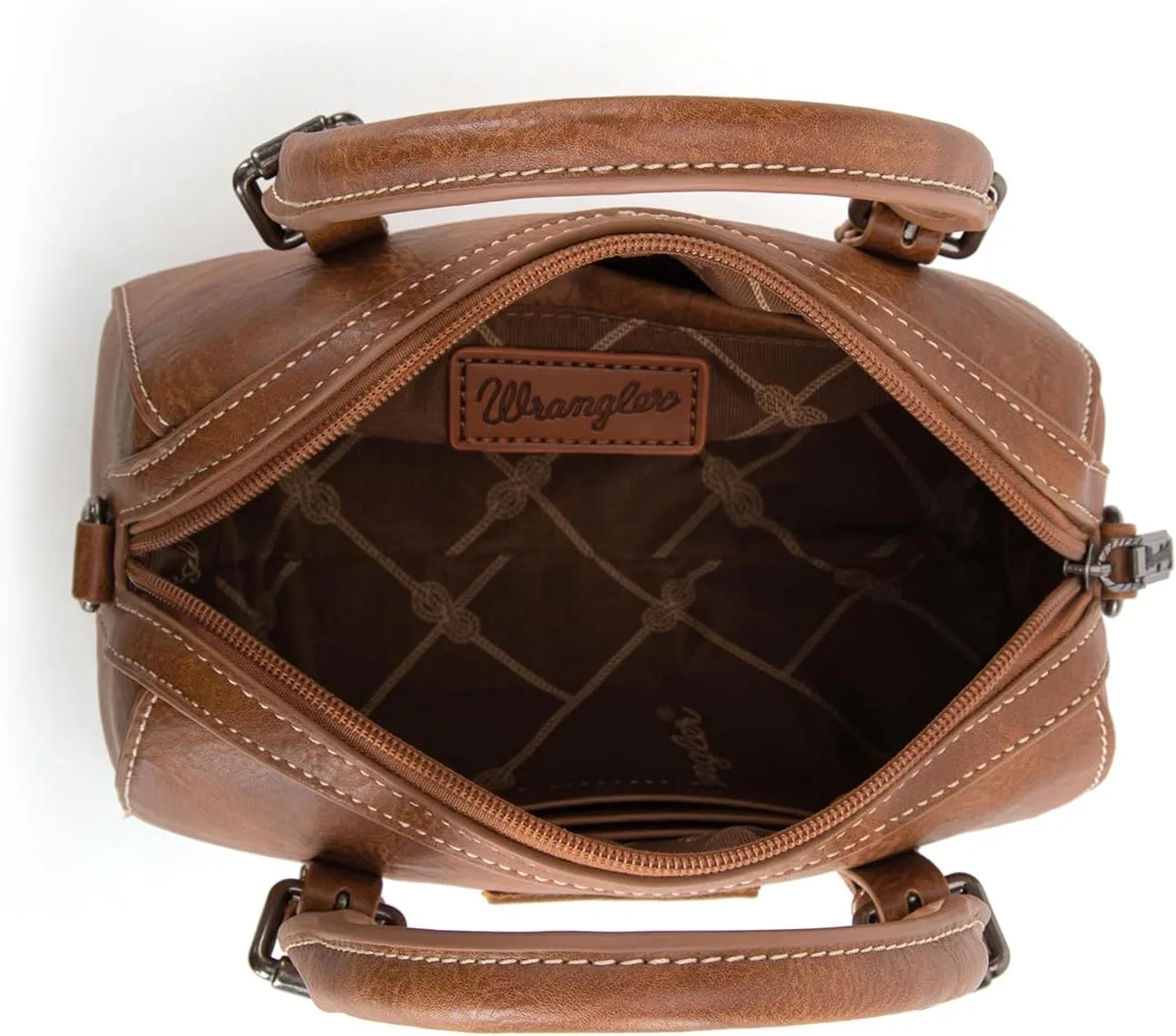 Wrangler Satchel Bags for Women Top-Handle Handbags Cute Crossbody Purses with Strap