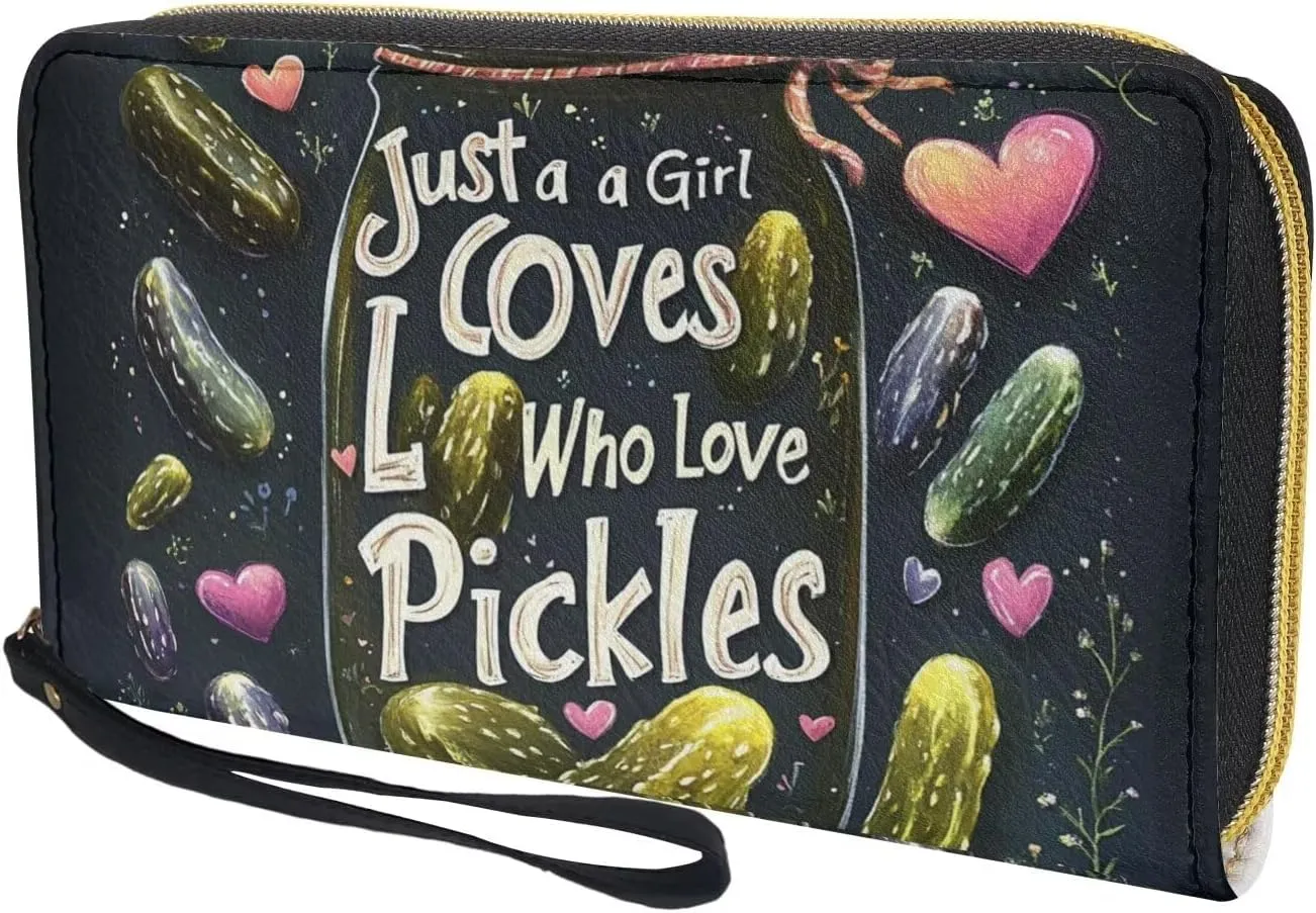 Wristlet Wallet for Women Leather Zip Around Clutch Travel Purse Fashion Travel Business Shopping Money Clips