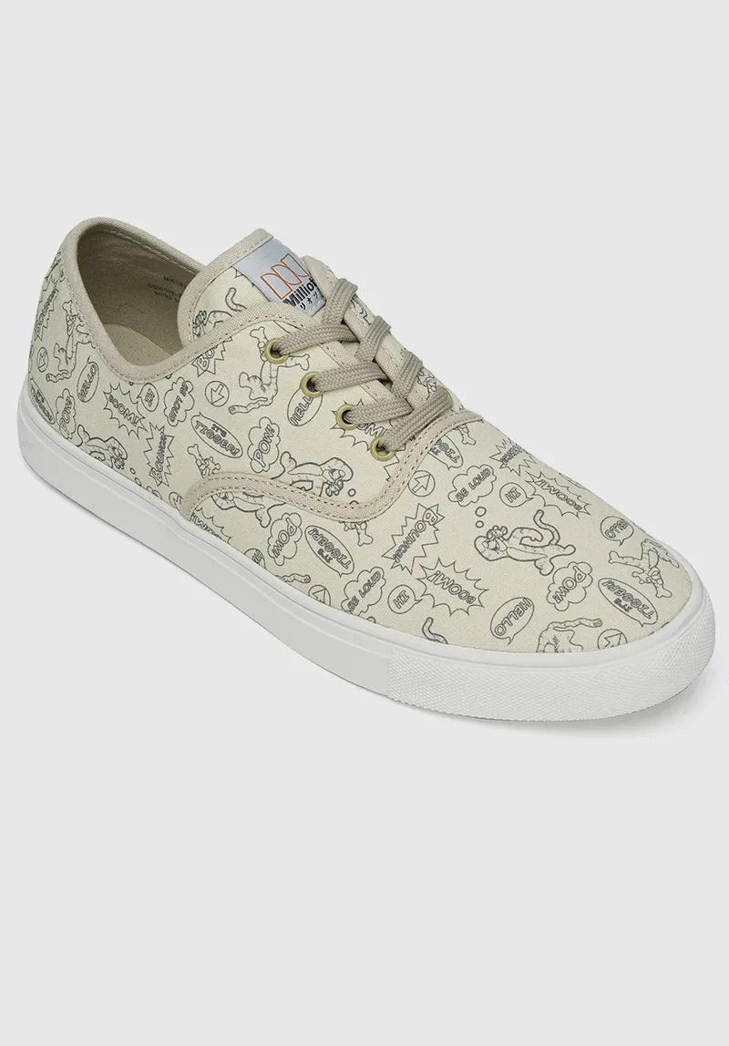 WTP New Adventure Rounded Toe Male Sneakers (Beige)