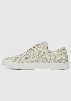 WTP New Adventure Rounded Toe Male Sneakers (Beige)