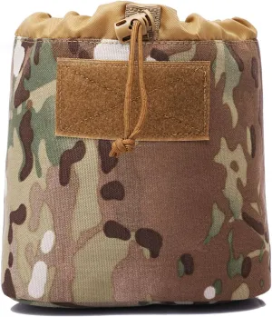 Xndsevo - Dump Pouch Tactical Belt Molle Mag Pouches, Roll Up Foldable Recovery Utility Magazine Tool Waist Storage Bag