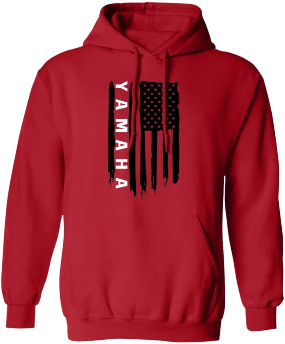 Yamaha YZ American Flag USA Pullover Hoodie