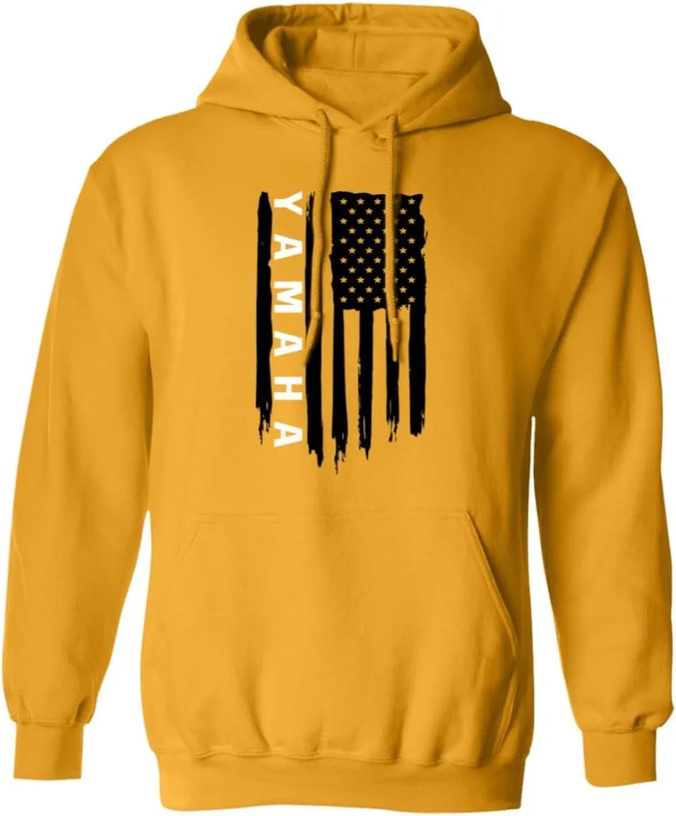 Yamaha YZ American Flag USA Pullover Hoodie