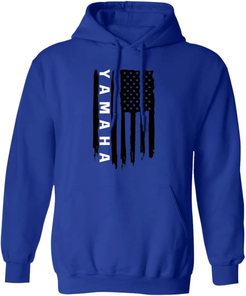 Yamaha YZ American Flag USA Pullover Hoodie