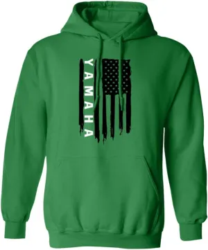 Yamaha YZ American Flag USA Pullover Hoodie