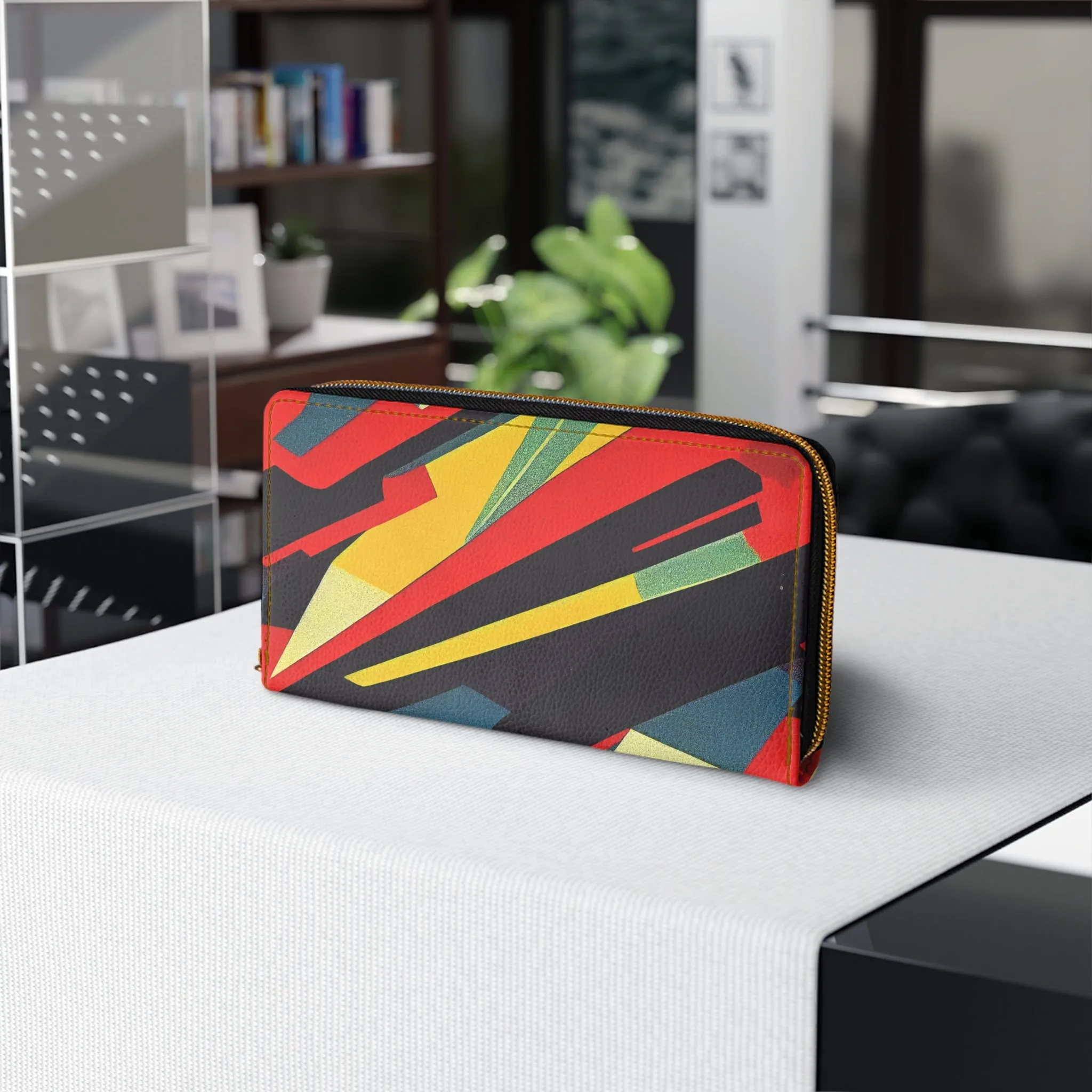 Zipper Wallet - Pulp Galaxy Abstract