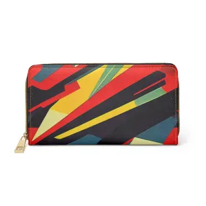 Zipper Wallet - Pulp Galaxy Abstract