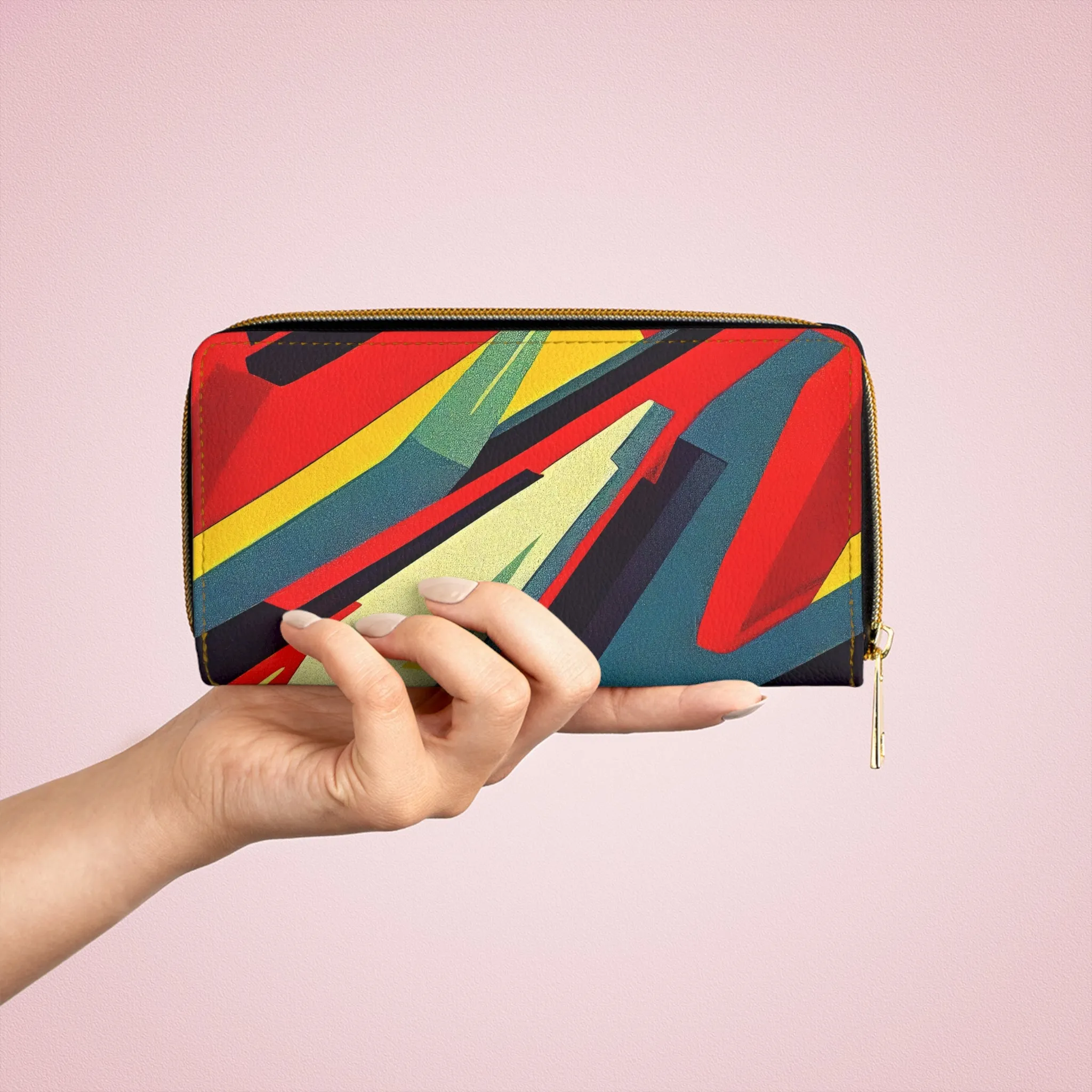 Zipper Wallet - Pulp Galaxy Abstract