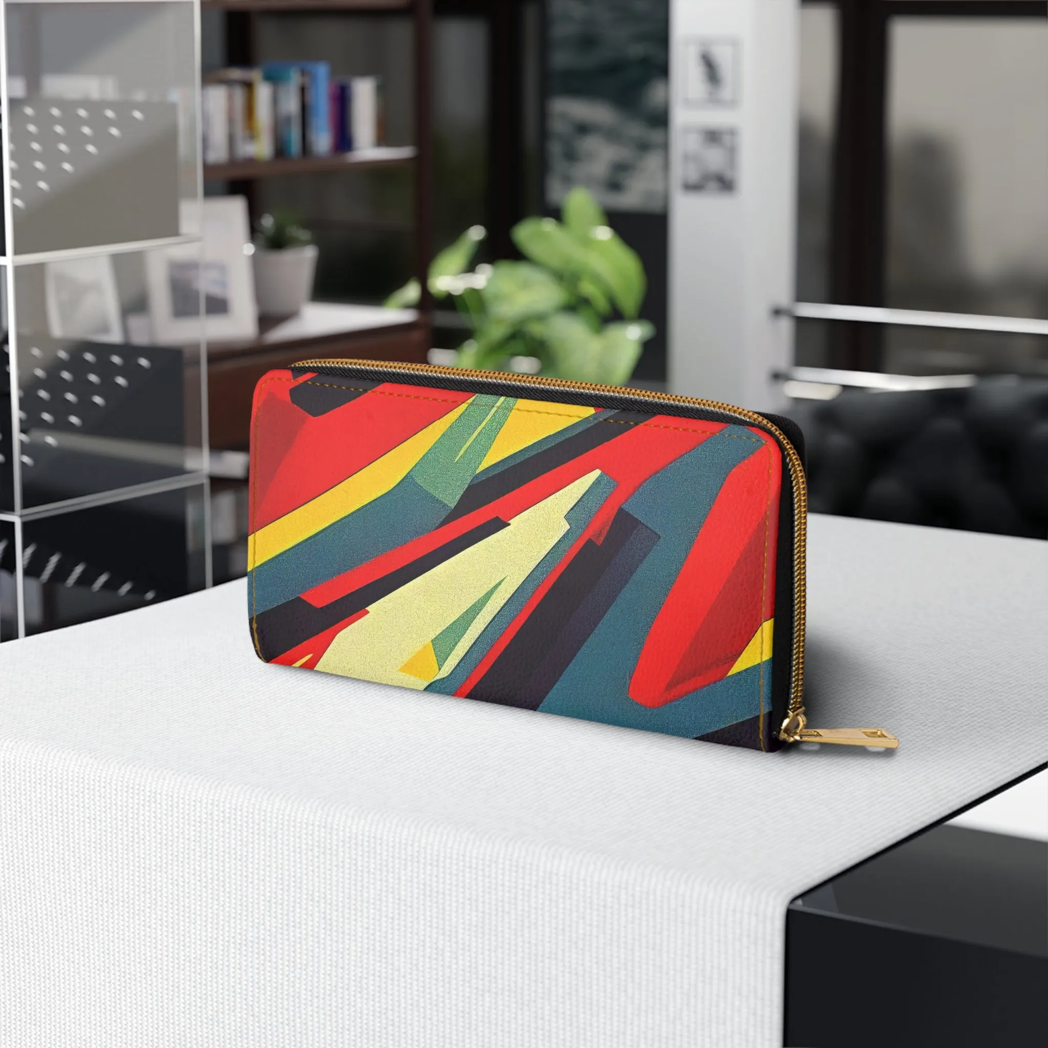 Zipper Wallet - Pulp Galaxy Abstract