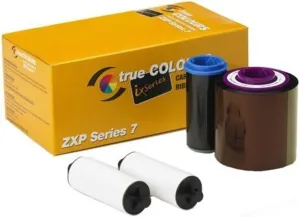 ZXP 7 Series Colour Ribbon, 800077-740EM (for 250 Images(Single-Sided) or 125 Images (Dual-Sided))